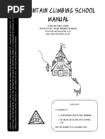 Mountain Climbing School Manual