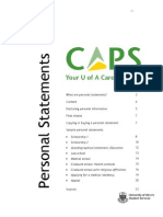 hương dẫn cách viết Personal Statement (motivation letter), và bài mẫu PDF