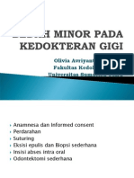 Bedah Minor Pada Kedokteran Gigi