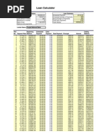 Loan Calculator: Enter Values Loan Summary