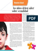 Lo Que Deben Saber Los Niños Sobre Sexualidad