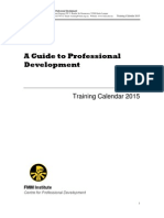 FMM Institute Head Office Training Calendar 2015