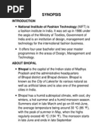 Thesis Synopsis NIFT Bhopal