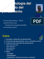 Psicopatologia Del Contenido Del Pensamiento