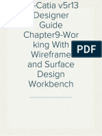 EN-Catia v5r13 Designer Guide Chapter9-Working With Wireframe and Surface Design Workbench PDF