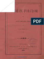 Studii În Folclor PDF