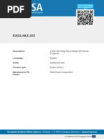 EASA-TCDS-E.052 (IM) Rolls - Royce Model 250 Series II Engines-01-22062011