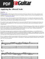 Applying The Altered Scale