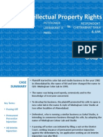 Intellectual Property Rights: Petitioner: Laxmikant V. Patel Respondent: Chetanbhat Shah & Anr