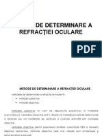 IV Metode de Determinare A Refractiei Oculare