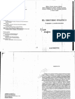 VERON Eliseo - La Palabra Adversativa. Observaciones Sobre La Enunciacion Politica