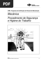 Mecânica - Procedimento de Segurança e Higiene Do Trabalho