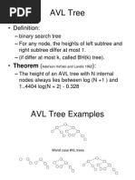 AVL B Tree Treap Splay