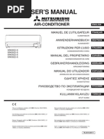 Air Conditioner Mitsubishi Heavy Industries SRK50ZJ-S Manual