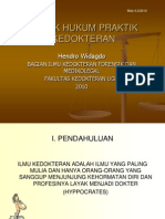 Aspek Hukum Praktik Kedokteran