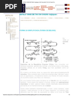 Estilo Yang de Taichi - Taijiquan - (Vi) Forma de 24