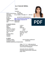 Curriculum Vitae Ana Pamela Actriz 