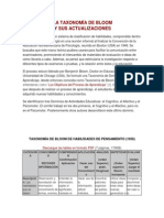 La Taxonomía de Bloom