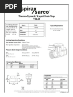 Thermo-Dynamic Liquid Drain Trap TDA52: Typical Applications