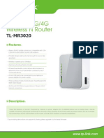 TL-MR3020 V1 Datasheet 1