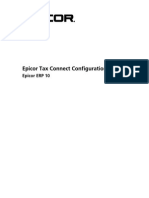 Epicor Tax Connect Configuration Epicor ERP 10