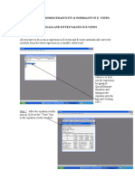 Heterosced and Normality in Eviews