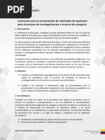 Instructivo para La Presentacion de Solicitudes de Apelacion para El Proceso de Recategorizacion o Ascenso