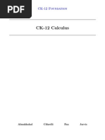 CK 12 Calculus