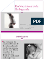 Evaluaci+ - N Nutricional de La Embarazada