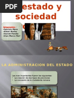 El Estado y La Sociedad Romana