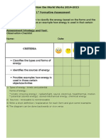 Formative and Summative Assessment