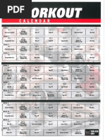 TapouT XT - Workout Calendar PDF