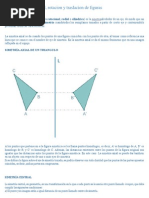 Simetria Axial, Central, Rotación y Traslación