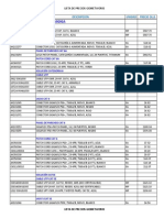 Lista de Precios Cableado