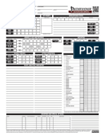 Pathfinder Eidolon Character Sheet