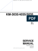 KM-3035, KM-4035, KM-5035 Service Manual