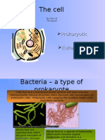 The Cell: Prokaryotic Eukaryotic