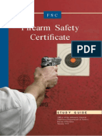 Firearm Safety Certificate Study Guide