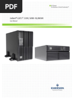 Liebert Gxt3 RT 5a10kva User Manual