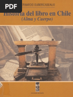 Historia Del Libro en Chile Bernardo Subercaseaux Edtorial Lom 2000