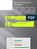 Vernier en Fracciones de Pulgada