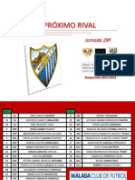 Informe y Análisis Táctico Málaga de Pellegrini