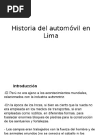 14 Historia Del Automovil en Lima