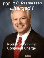 Robert Rasmussen, Robert B. Glenn Charged With INDIRECT CRIMINAL CONTEMPT