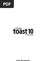 Toast 10 Titanium Guía Del Usuario