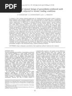 Displacement-Based Internal Design of Geosynthetic-Reinforced Earth Structures Subjected To Seismic Loading Conditions