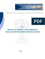 Manual Final de Modificaciones Presupuestarias