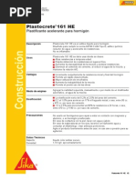 Plastocrete 161 He Pds Ficha Técnica