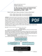 An Assessment of The Concept, Content and Methodologies For Teaching Islamic Studies in Ogun State, Nigeria Between (1995 - 2013)