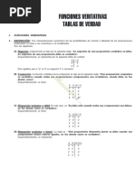 Tablas de VerdadX